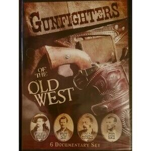 Gunfighters of the Old West (DVD) 6 Disc Documentary set Wyatt Earp Jesse James